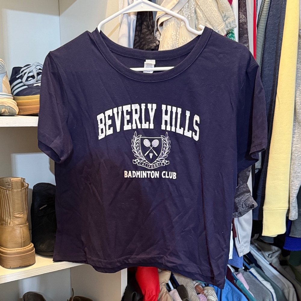 Badminton Club Kids Navy T-Shirt